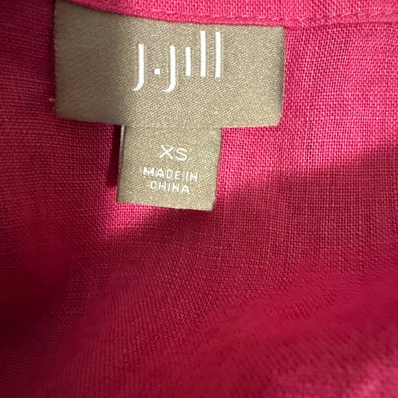 J. Jill Pink 3/4 Sleeve Relaxed Tunic - Picture 7 of 8